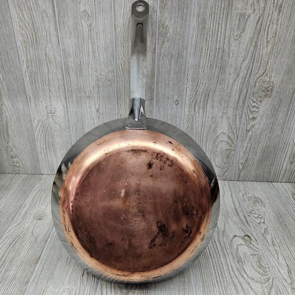 Revere Ware Institutional Stainless Fry Pan Patio 12